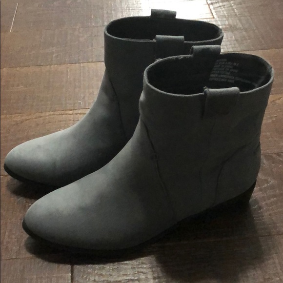 JustFab Shoes - Gray Booties JustFab Shoes - Gray Booties